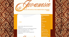 Desktop Screenshot of javanesie.nl